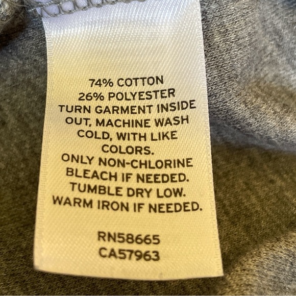 EUC, Nordstrom Men’s Rack Gray Shawl neck, size large, sweater, cotton/polyester - Picture 4 of 4